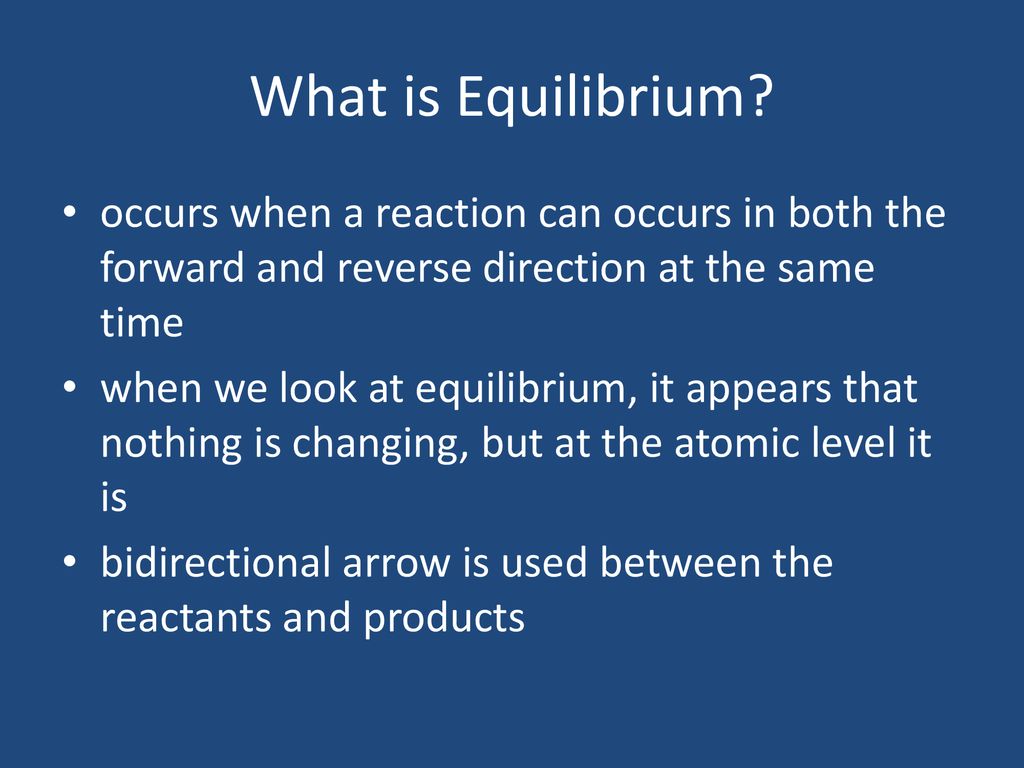 What store is equilibrium